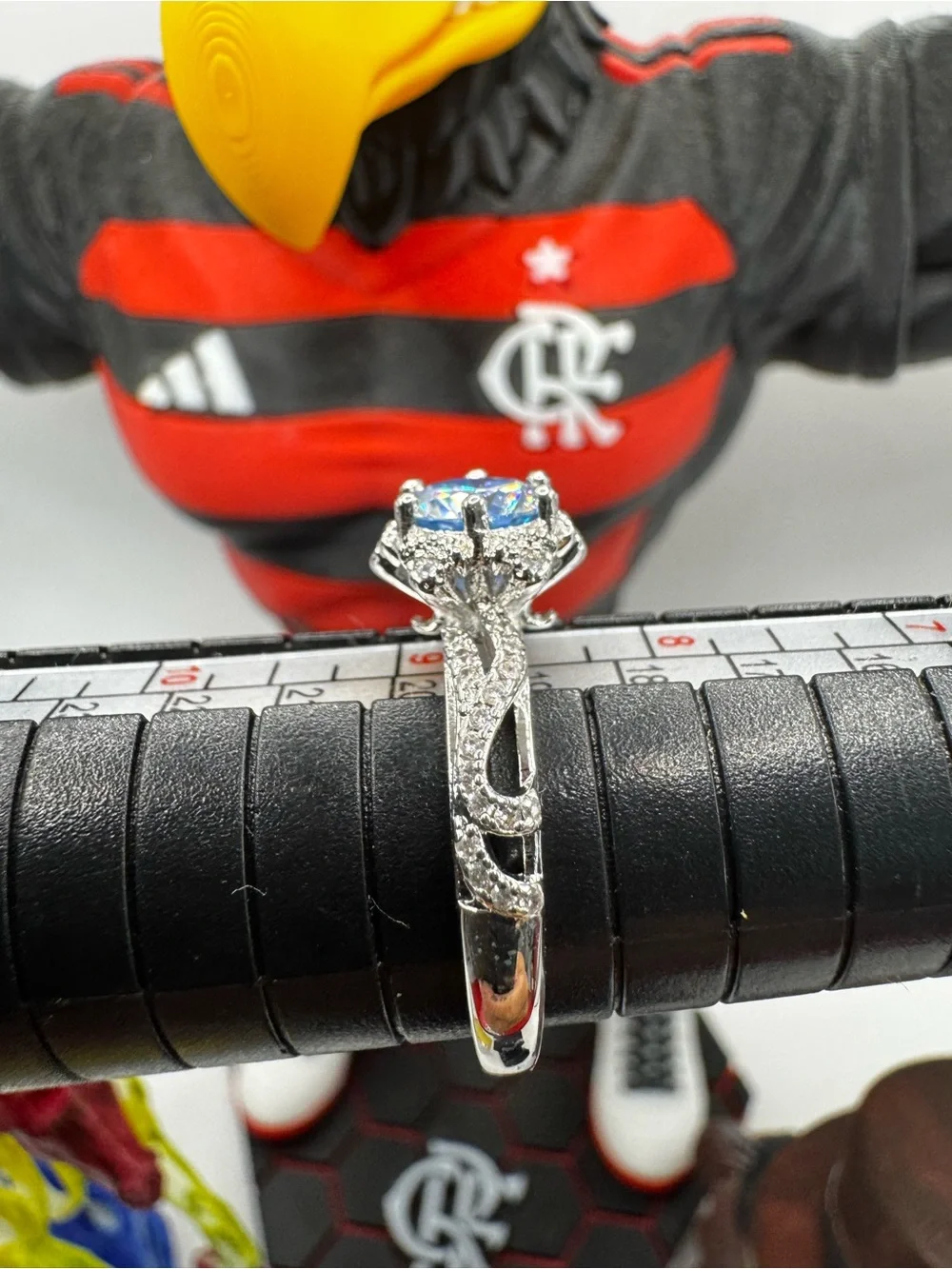 Moissanite 1.0ct Ice Blue Ring - Men Accessories